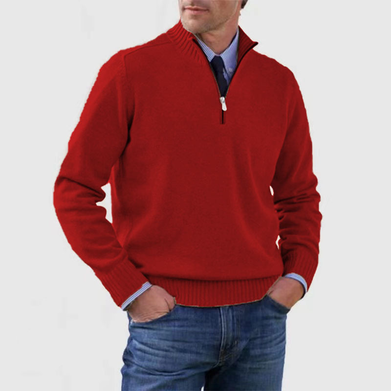 Men’s Classic Quarter-Zip Sweater