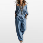 Women’s Two Piece Wide Leg Set