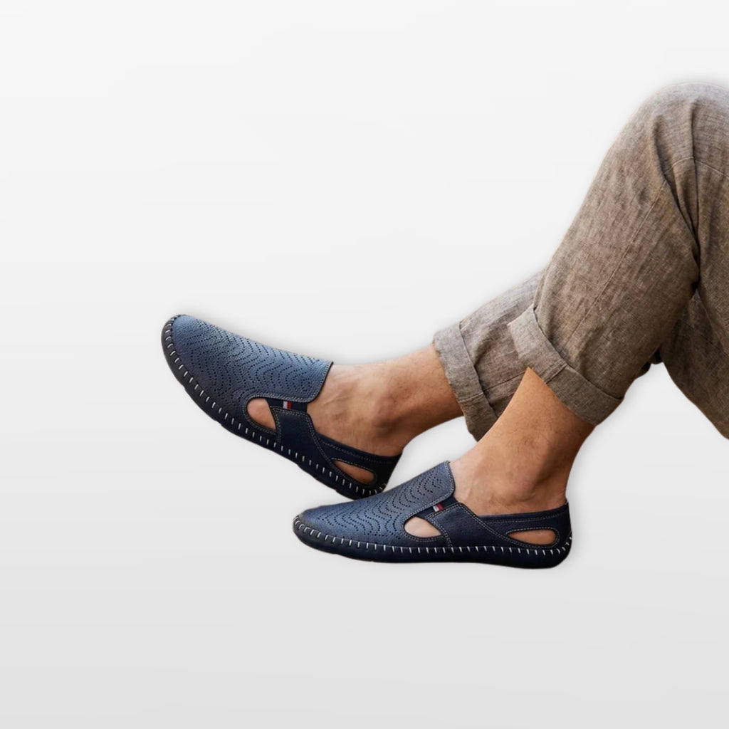 Men's Perforated Slip-On Loafers