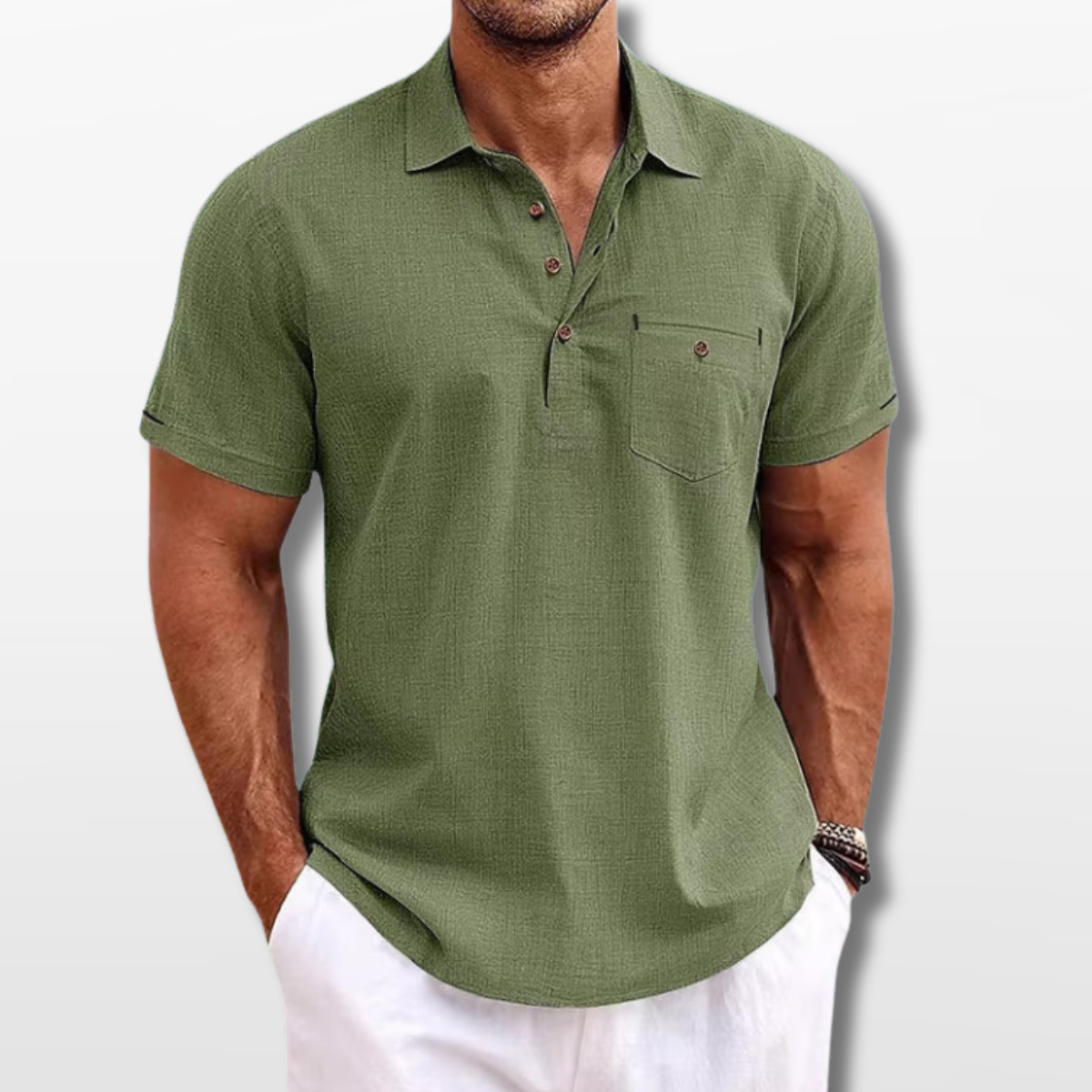 Men’s Modern Casual Polo Shirt