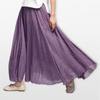 Women’s Flowing A-Line Maxi Skirt