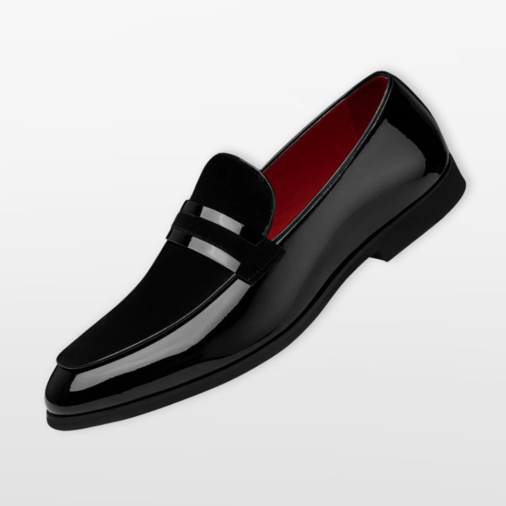 Men’s Velvet Patent Loafers