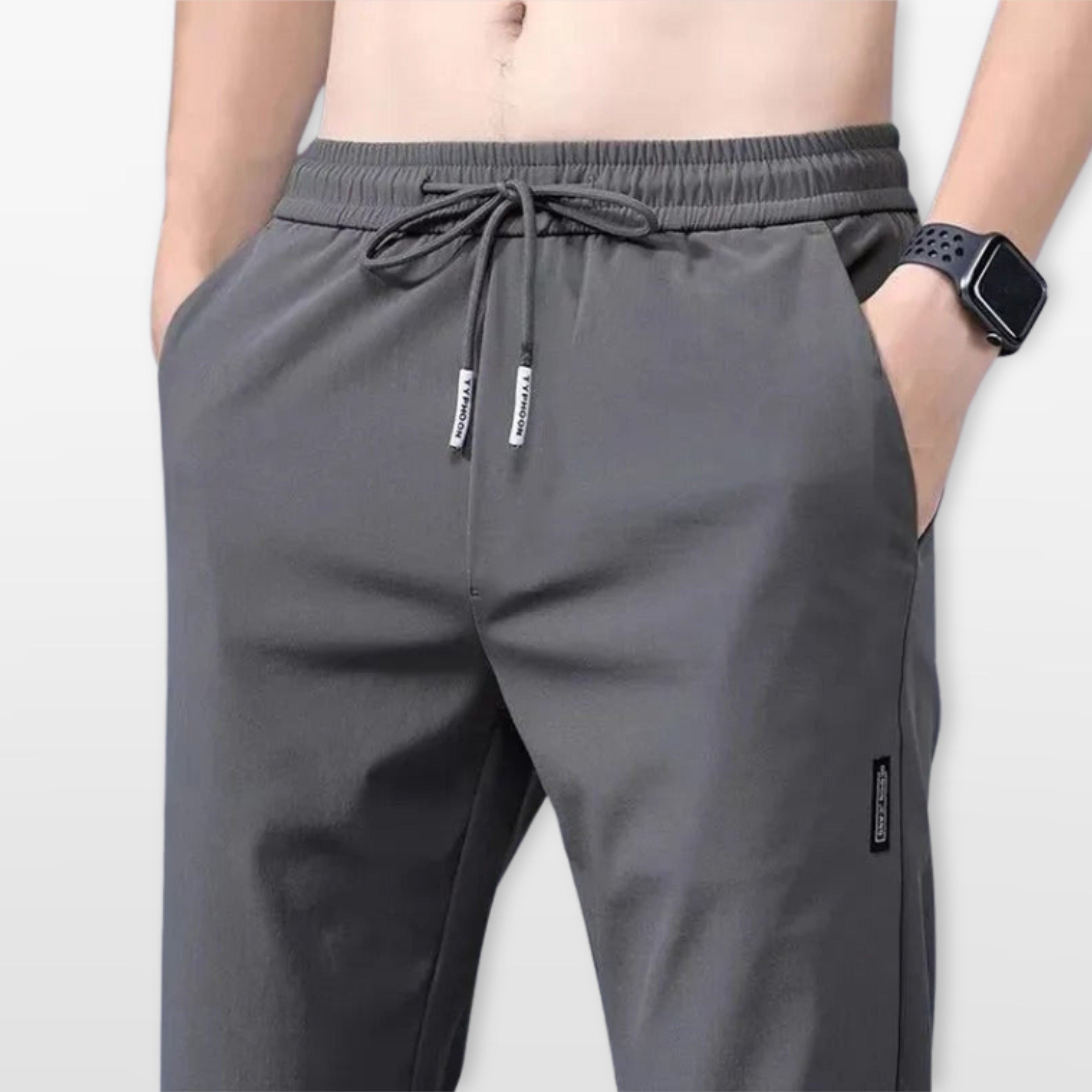 Men’s Casual Trousers Slim Tapered Fit