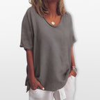Women Loose Fit Casual T Shirt