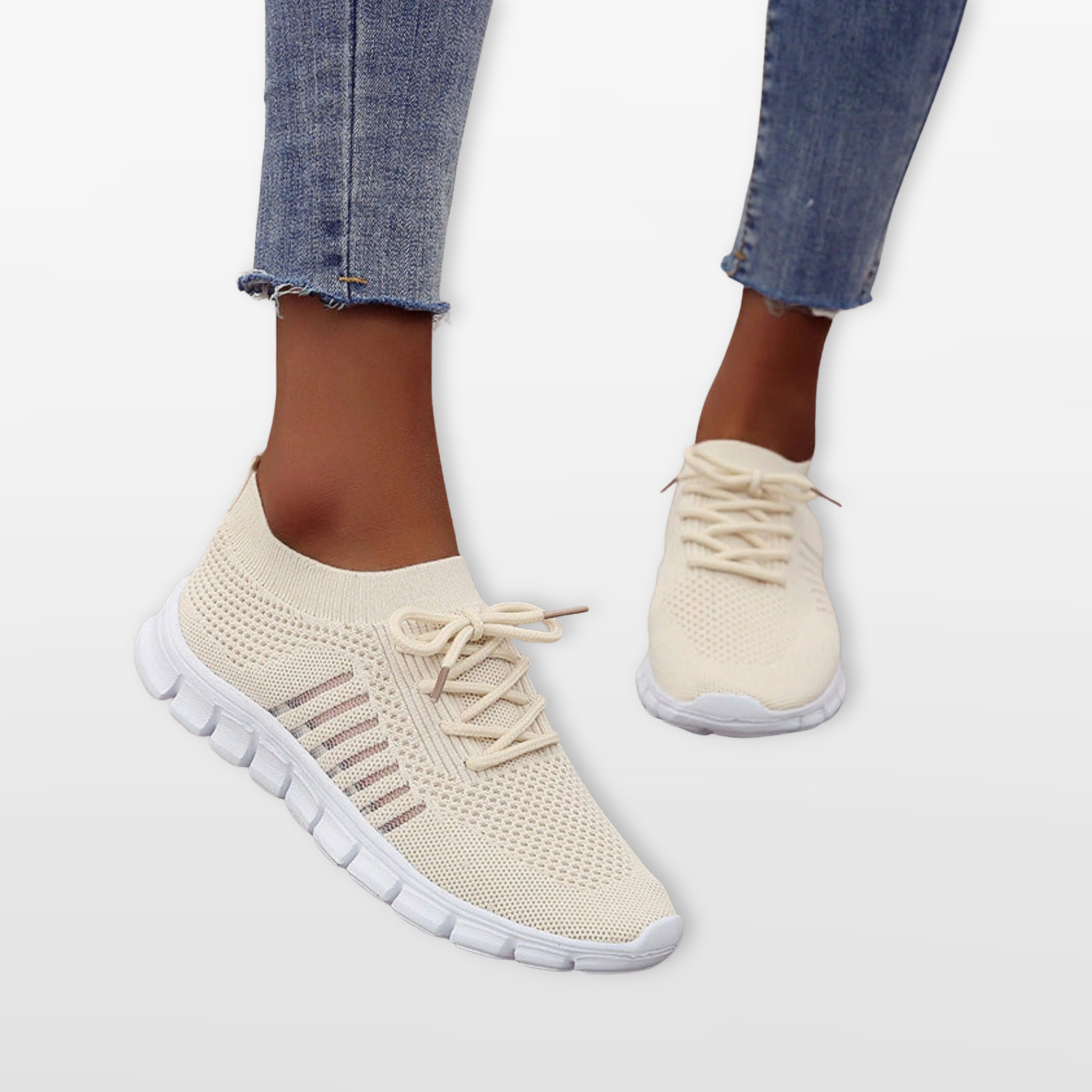 Women’s Knit Sneakers Breathable Mesh Shoes