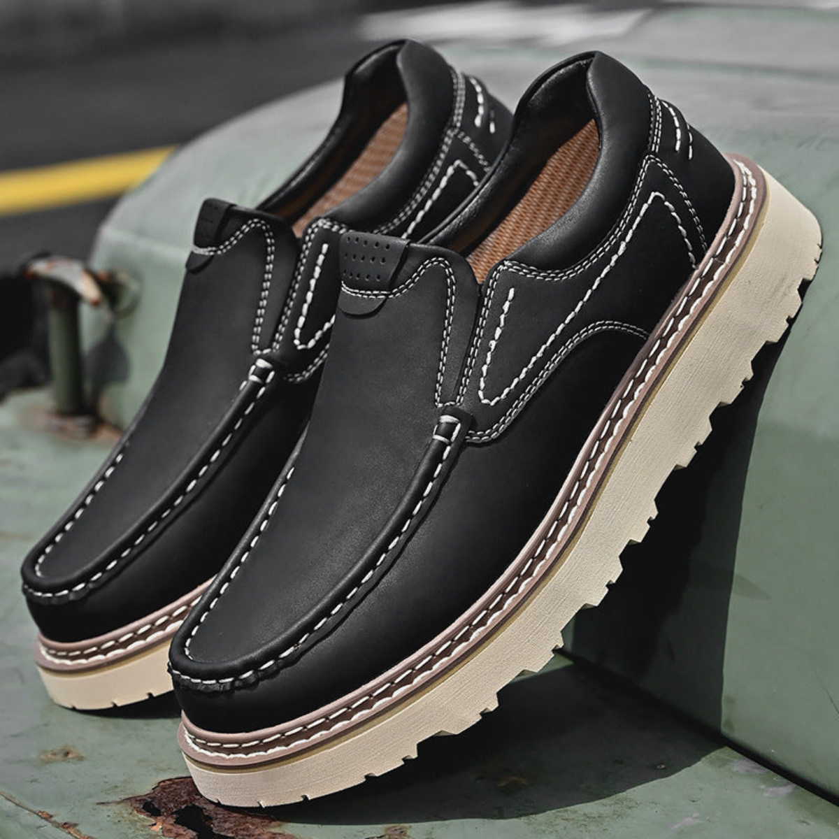 Men Casual Slip On Loafer Shoes