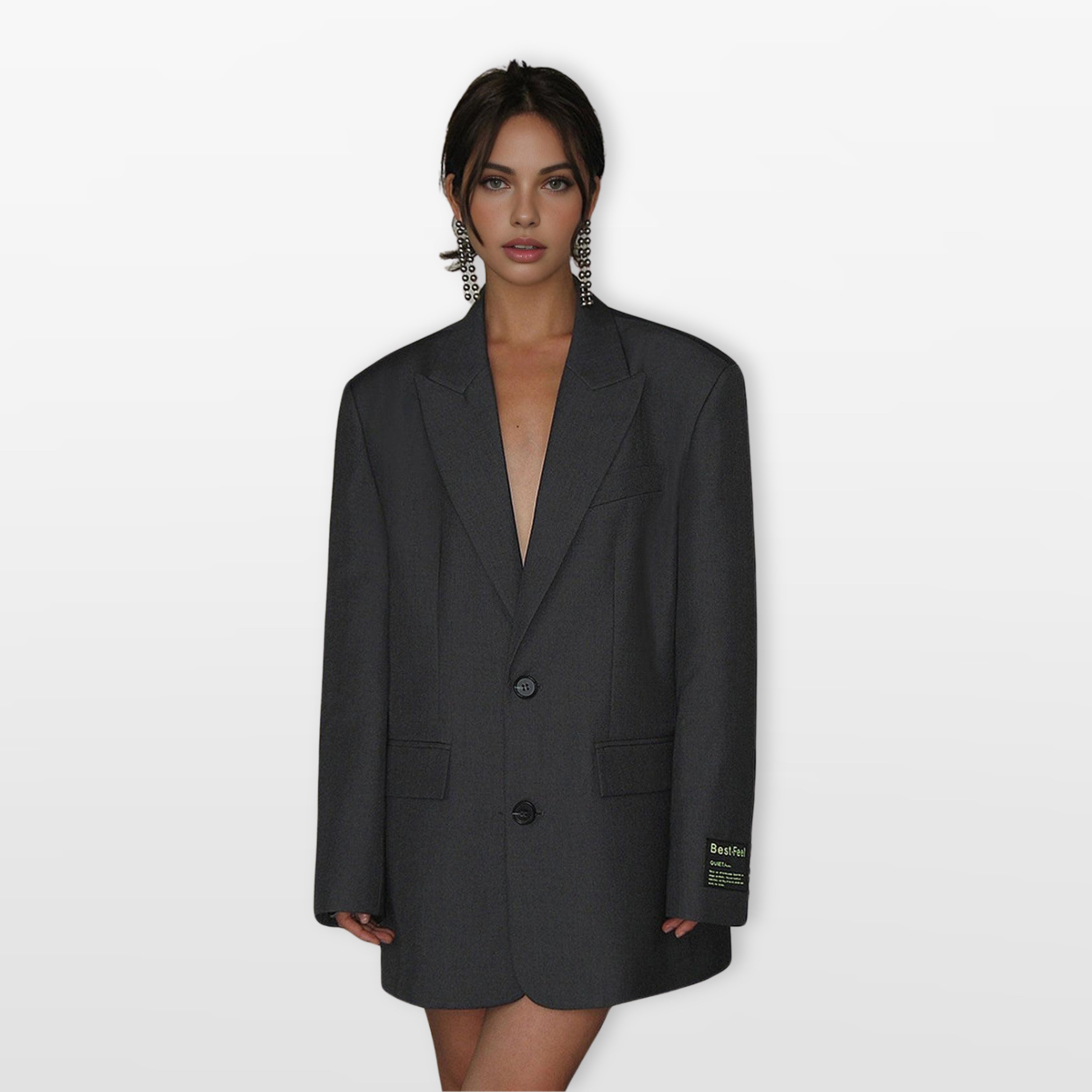 Women’s Oversized Blazer Tailored Jacket