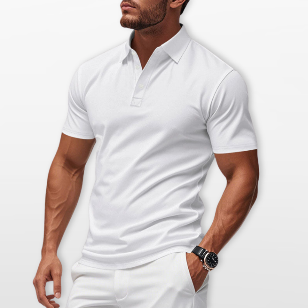 Men Slim Fit Casual Polo Shirt