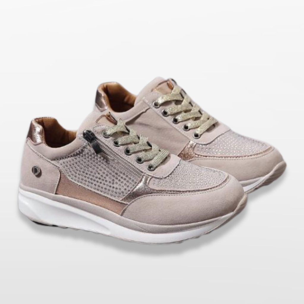 Women Orthopedic Comfort Sneakers Zip Support