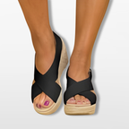 Women Platform Wedge Sandals Open Toe