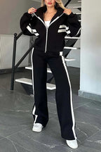 Women's Zip Up Tracksuit Set