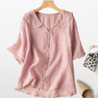 Women Relaxed Blouse Casual Chic Top