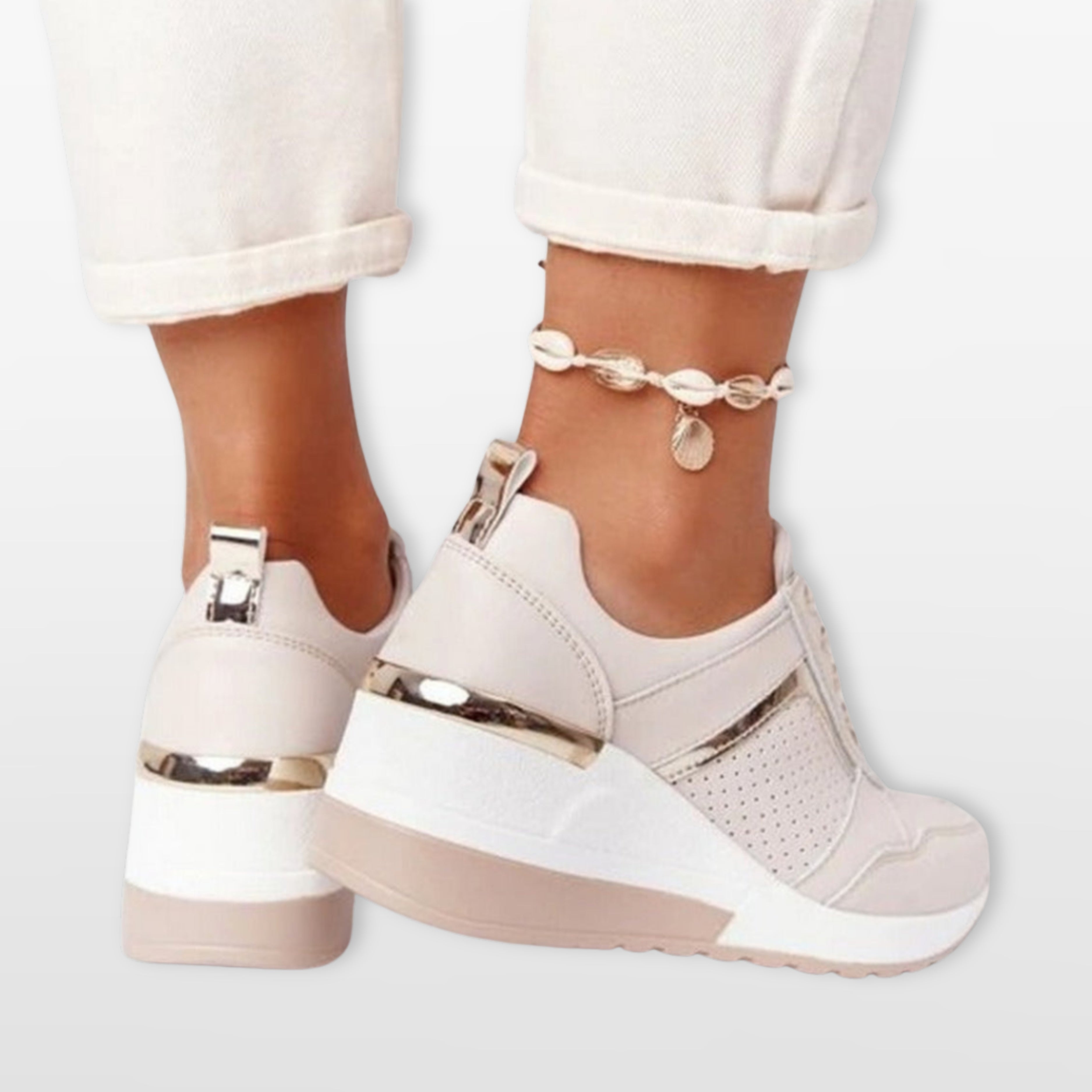 Women’s Platform Sneakers Wedge Casual Trainers