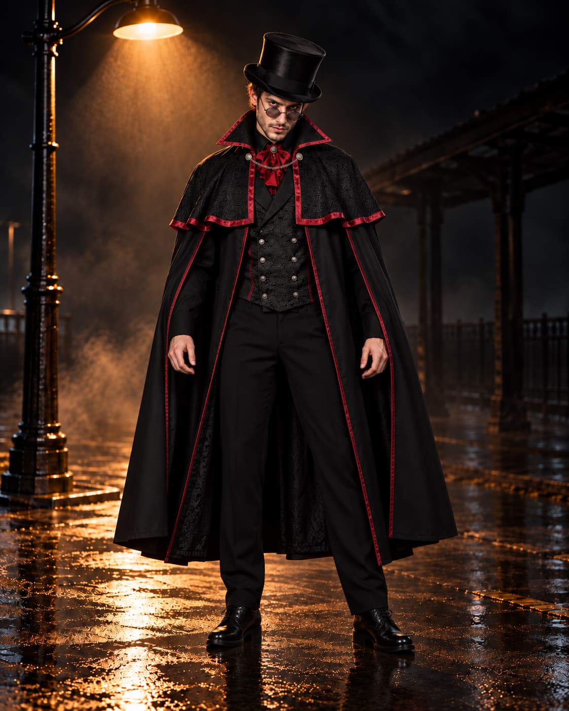 Men’s Halloween Vampire Costume Cape