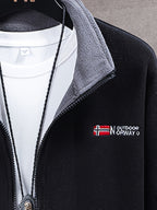 Men’s Full-Zip Stand Collar Jacket