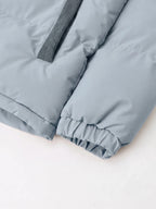 Men’s Hooded Puffer Jacket with Zip Front