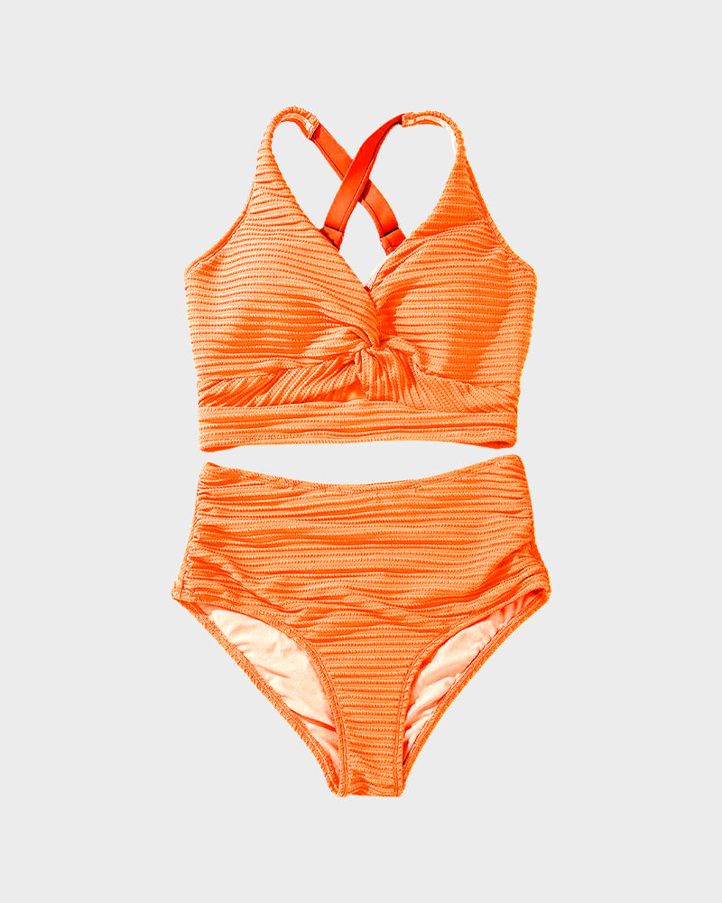 Women's Ribbed High Waist Bikini