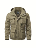 Men’s Utility Jacket with Detachable Hood