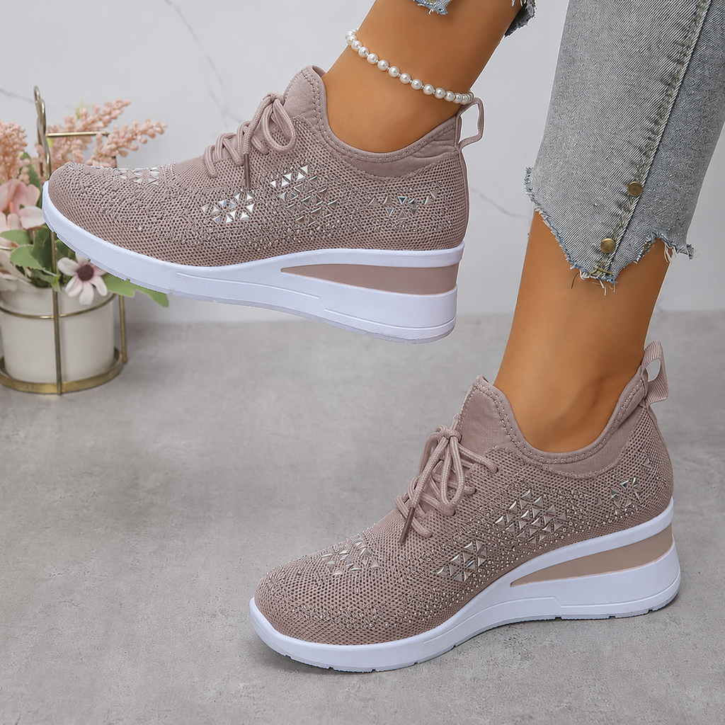 Women’s Embellished Wedge Sneakers