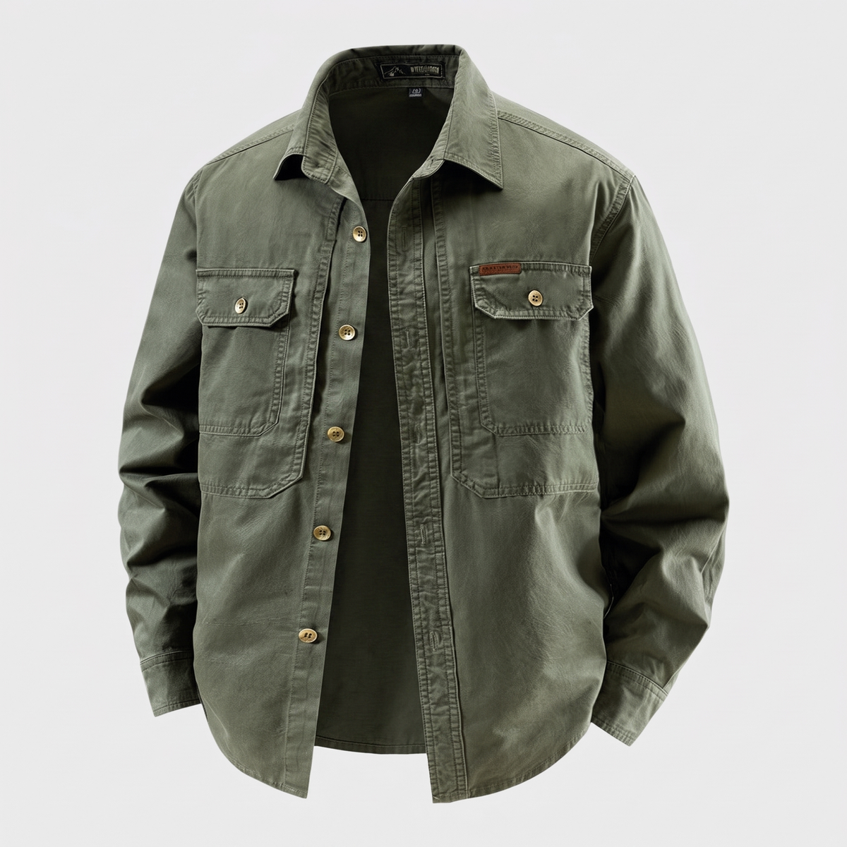 Men's Long Sleeve Button-Front Utility Shirt