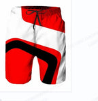 Men's Graphic Drawstring Swim Shorts