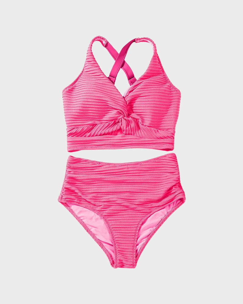 Women's Ribbed High Waist Bikini