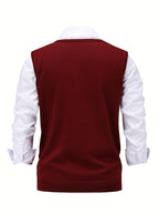 Men’s Stylish Argyle Sweater Vest