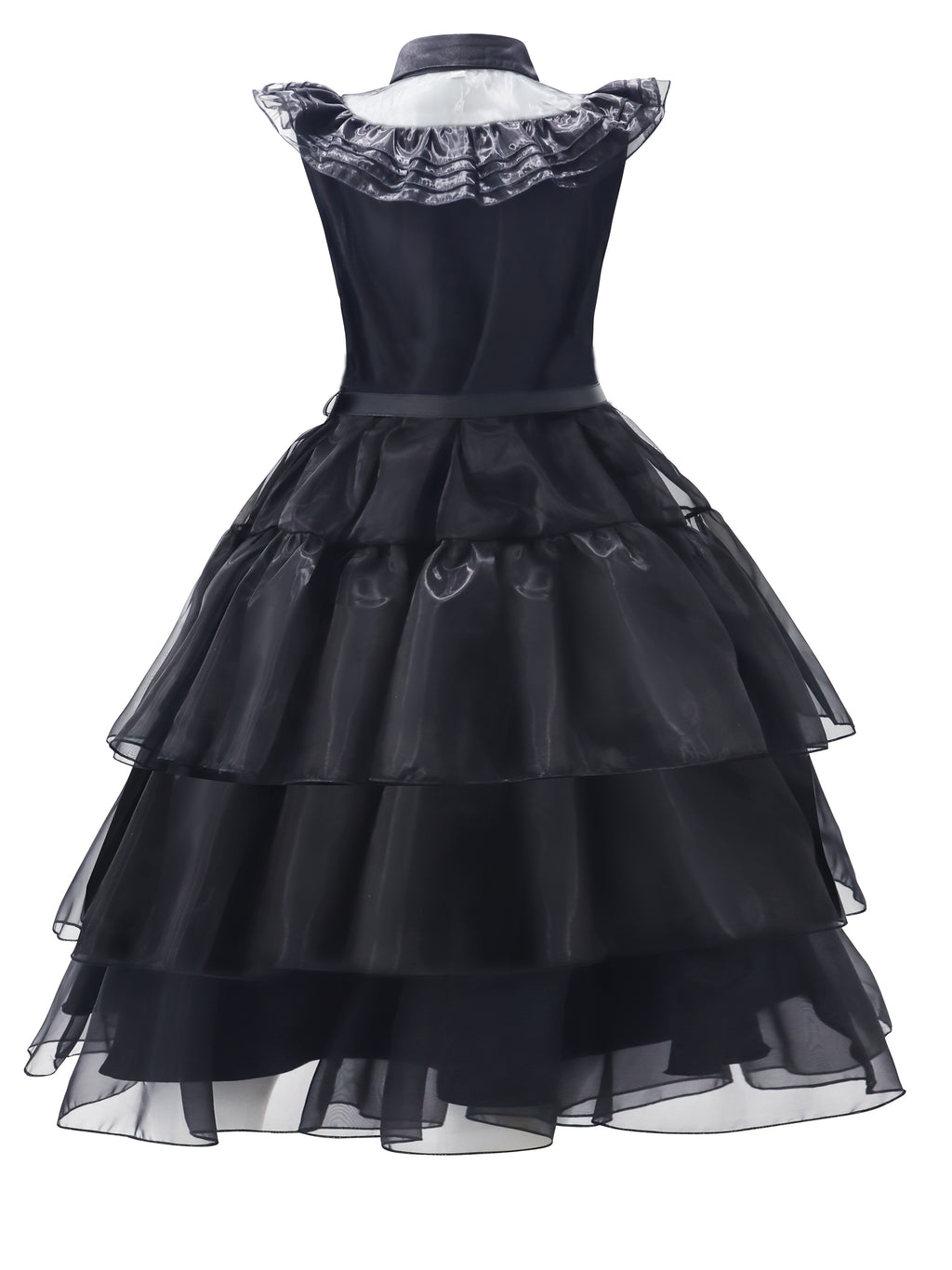 Women’s Halloween Wednesday Costume Dress Set