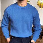 Men’s Ribbed Crew Neck Sweater
