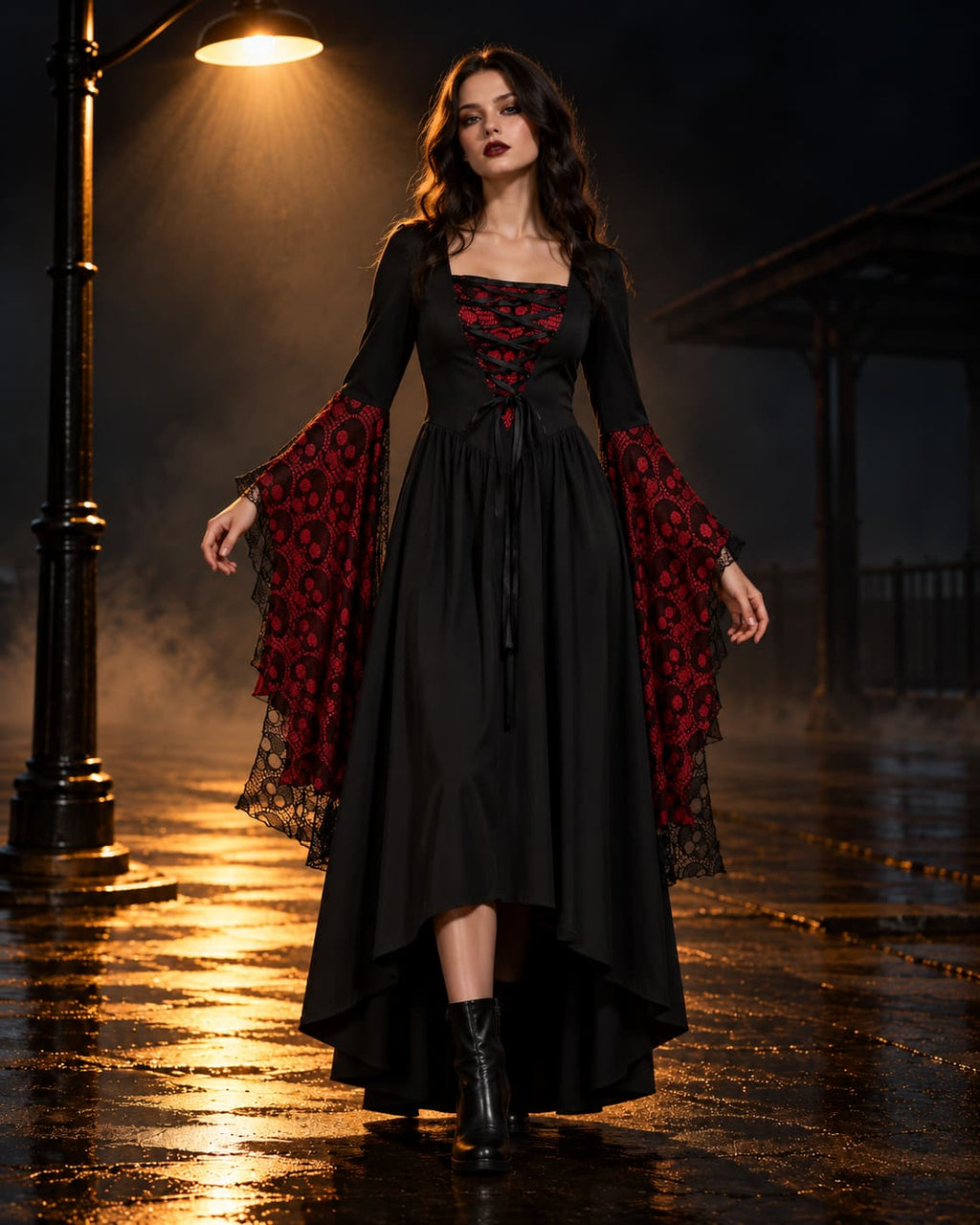 Women’s Halloween Gothic Vampire Dress
