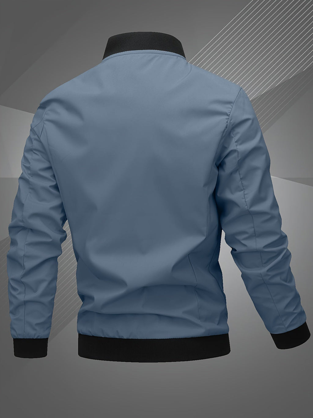 Men’s Lightweight Zip-Up Bomber Jacket