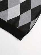 Men’s Stylish Argyle Sweater Vest