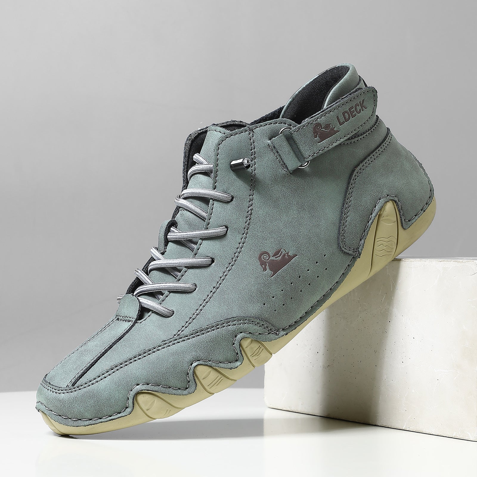 Women's Leather High Top Sneakers