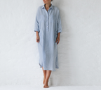 Women’s Relaxed Shirt Midi Dress