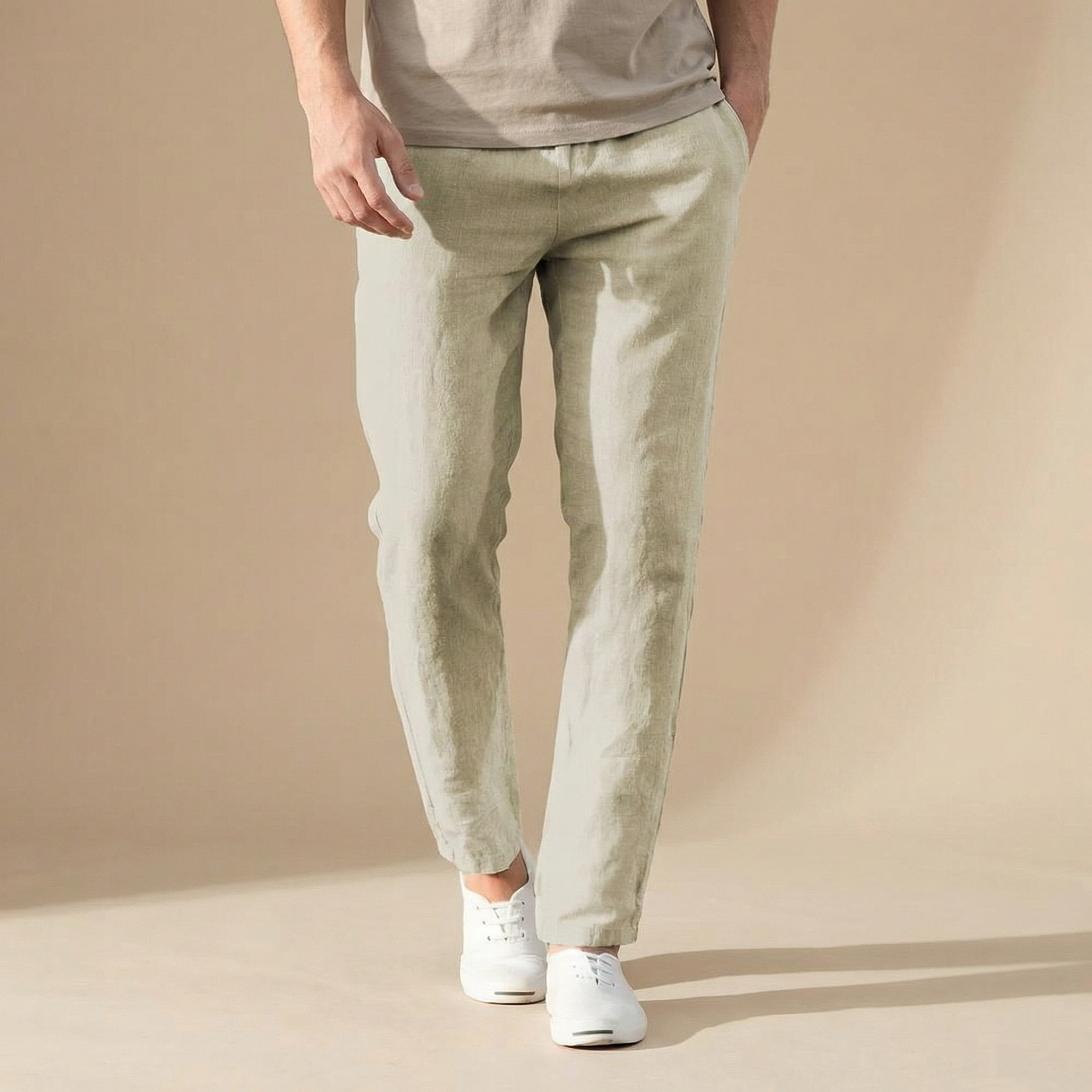 Men's Tapered Fit Casual Trousers