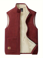 Men's Zip Front Stand Collar Vest