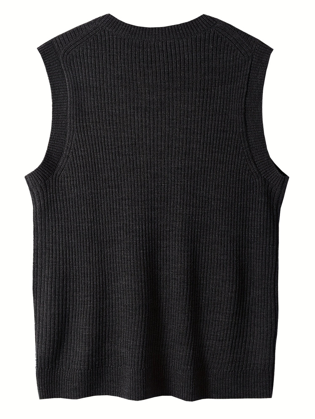 Men’s Black V-Neck Sweater Vest