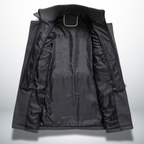 Men’s Layered Stand-Collar Coat