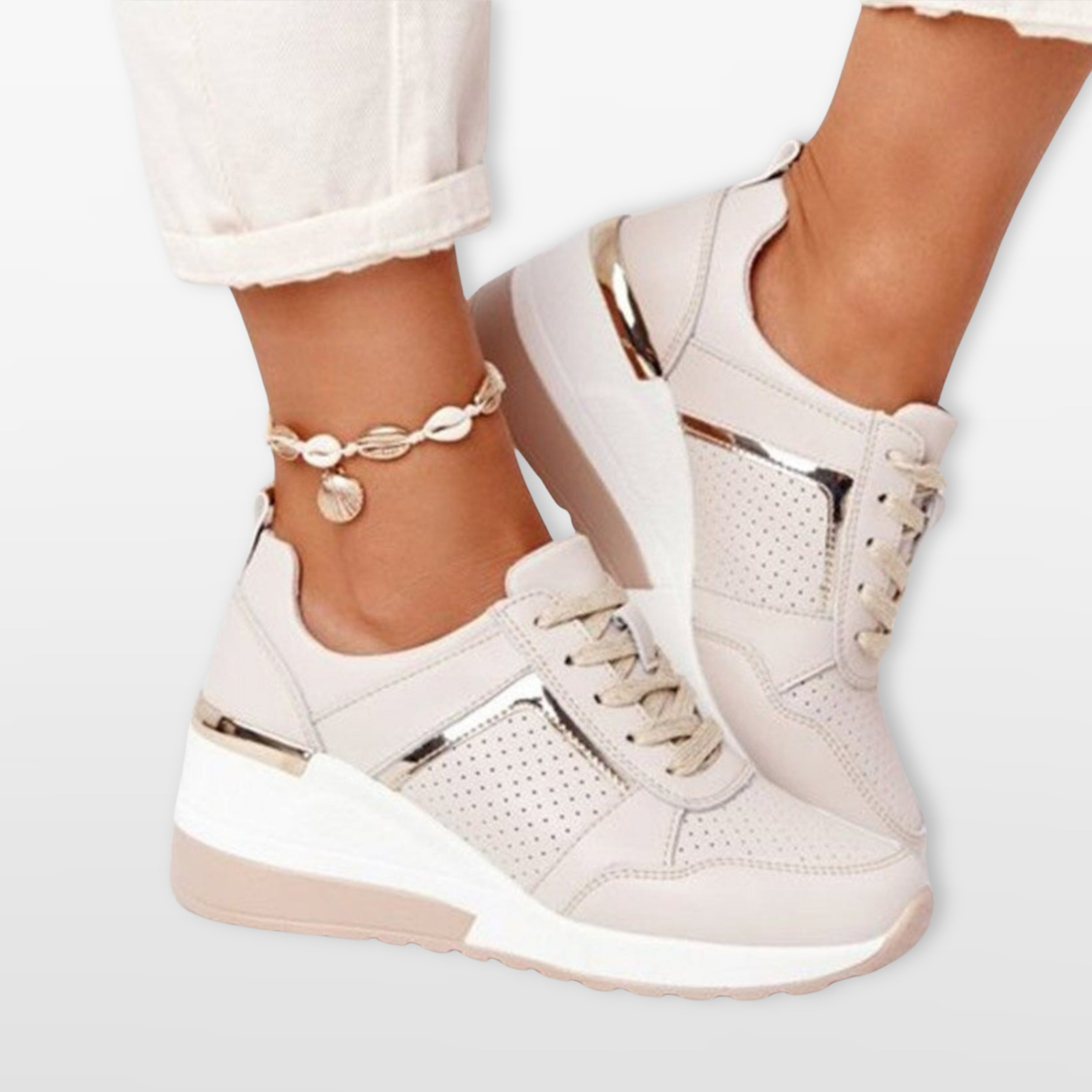 Women’s Platform Sneakers Wedge Casual Trainers
