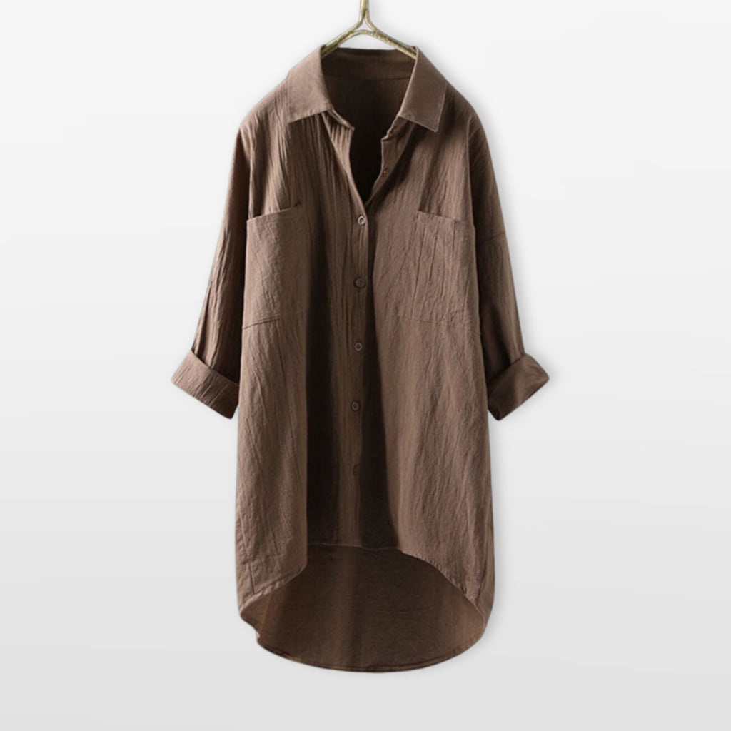 Women’s Button Up Shirt Relaxed Fit Blouse