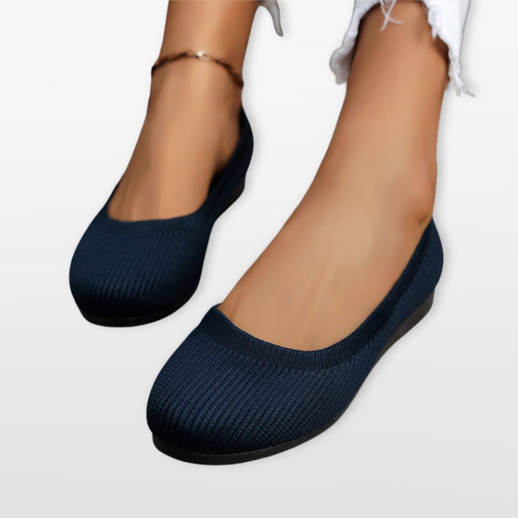 Women’s Knit Flats Lightweight Slip On Shoes