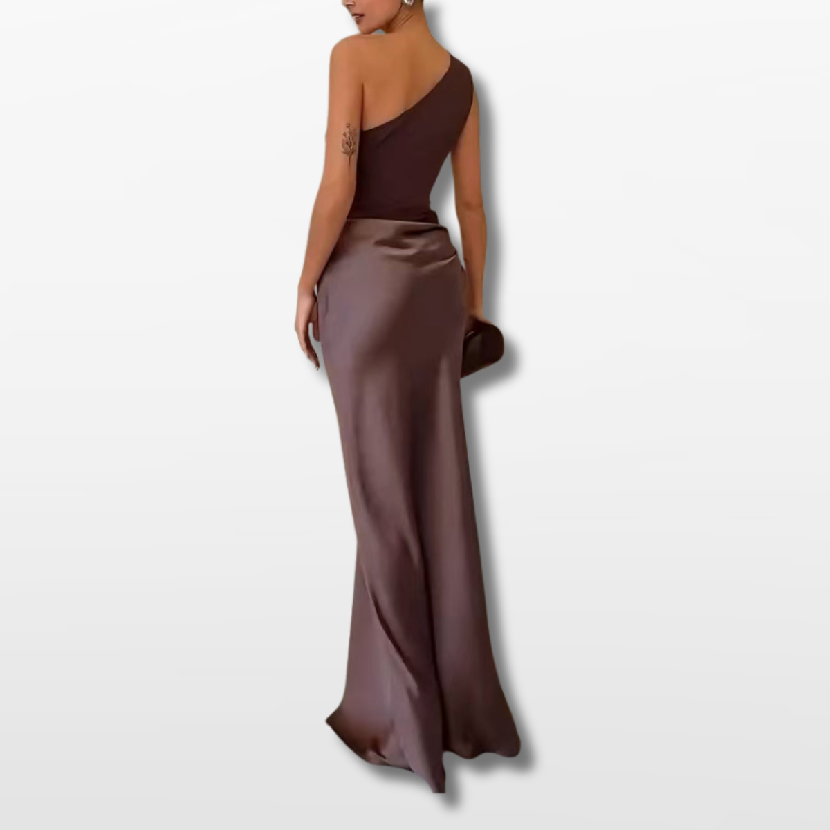 Women One Shoulder Elegant Evening Dress