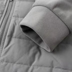 Men's Hooded Quilted Zip-Up Jacket