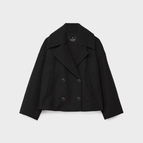 Women’s Cropped Double-Breasted Blazer