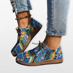 Women’s Patchwork Sneakers Colorful Platform Trainers