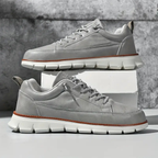 Men Minimalist Casual Leather Sneakers
