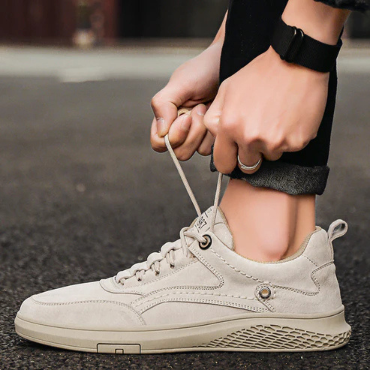 Men Casual Lace Up Street Sneakers