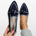 Women Orthopedic Pointed Toe Knot Loafers