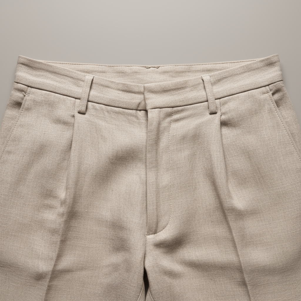 Men's Pleated Tailored Trousers