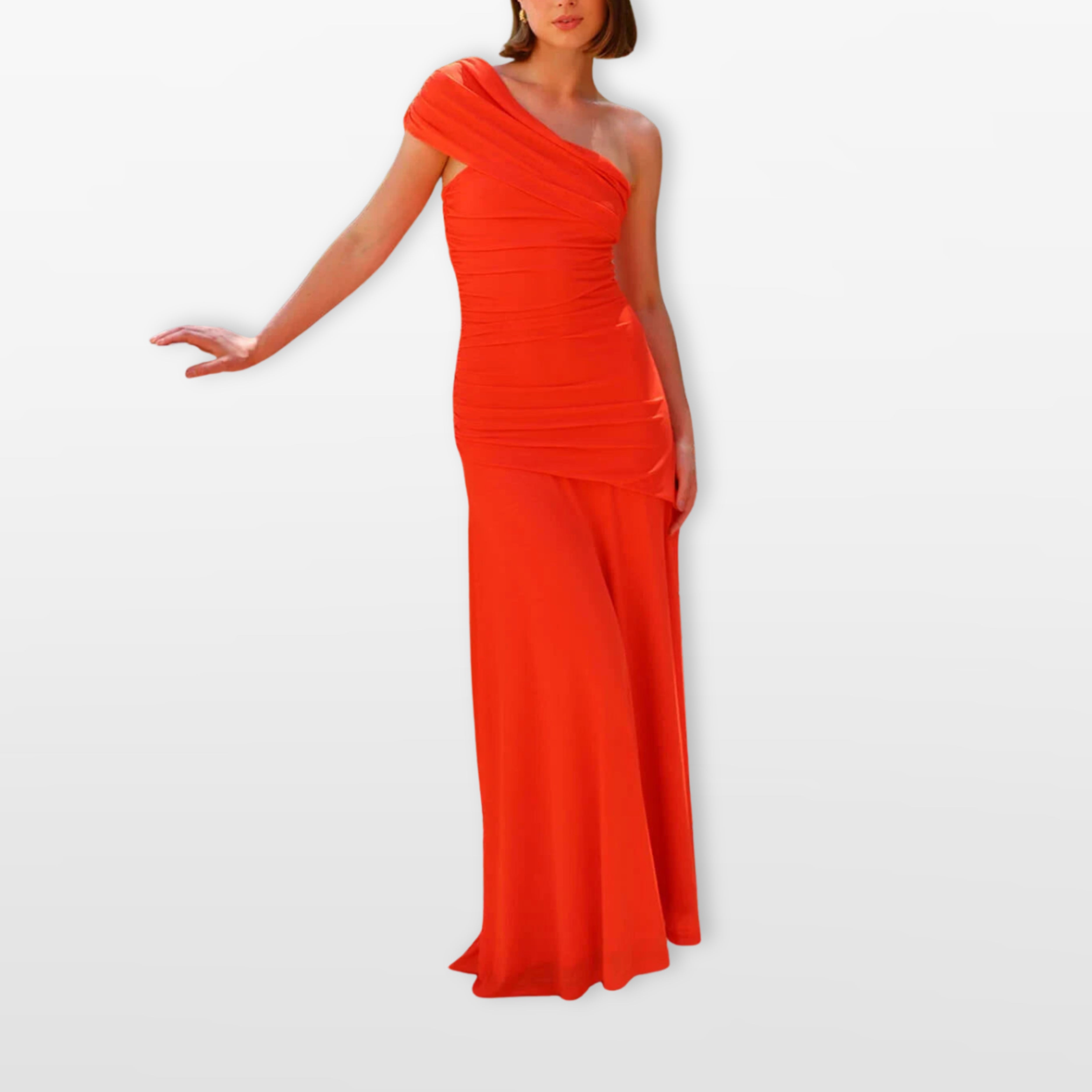 Women’s One Shoulder Maxi Dress Elegant